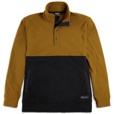 Outdoor Research Men's Trail Mix Snap Pullover Ii Tapenade/Black