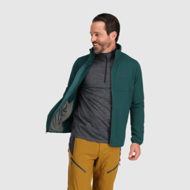Outdoor Research Men's Vigor Plus Fleece Jacket Treeline