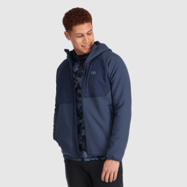 Outdoor Research Men's Vigor Plus Fleece Hoodie Naval Blue