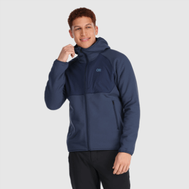 Outdoor Research Men's Vigor Plus Fleece Hoodie Naval Blue