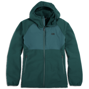 Outdoor Research Men's Vigor Plus Fleece Hoodie Treeline