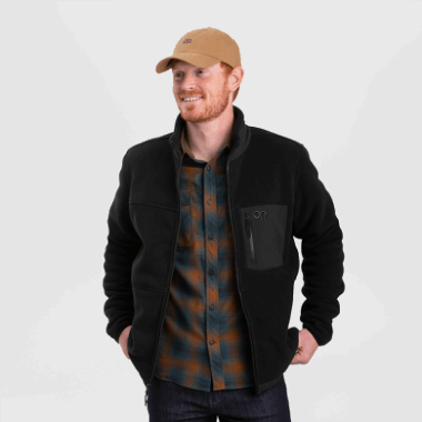 Outdoor Research Men's Juneau Fleece Jacket Black
