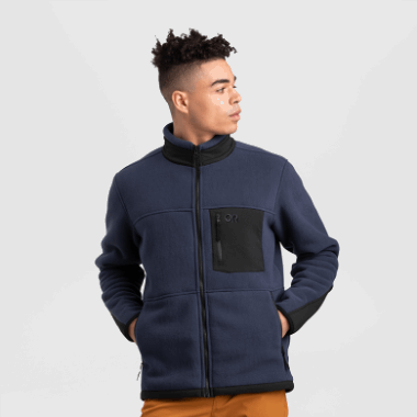 Outdoor Research Men's Juneau Fleece Jacket Naval Blue