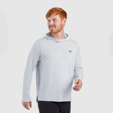 Outdoor Research Men's Activeice Spectrum Sun Hoodie Titanium Grey