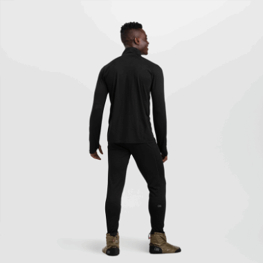 Outdoor Research Men's Alpine Onset Merino Quarter Zip Black