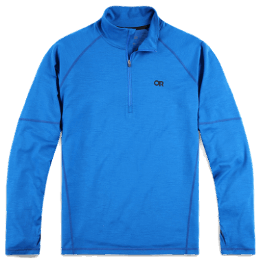 Outdoor Research Men's Alpine Onset Merino Quarter Zip Classic Blue