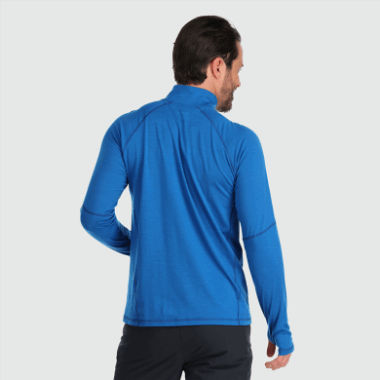 Outdoor Research Men's Alpine Onset Merino Quarter Zip Classic Blue