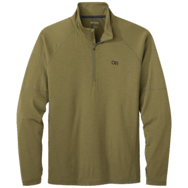 Outdoor Research Men's Alpine Onset Merino Quarter Zip Loden