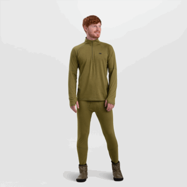 Outdoor Research Men's Alpine Onset Merino Quarter Zip Loden