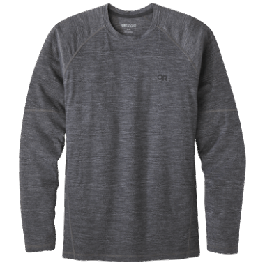 Outdoor Research Men's Alpine Onset Merino Crew Charcoal Heather