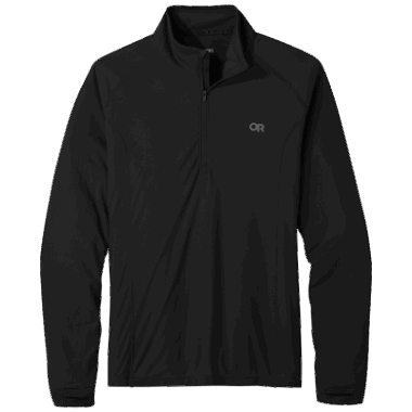Outdoor Research Men's Echo Quarter Zip Black