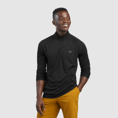 Outdoor Research Men's Echo Quarter Zip Black