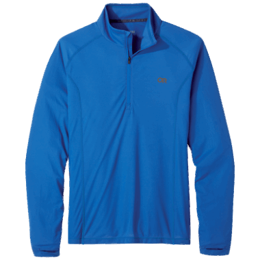 Outdoor Research Men's Echo Quarter Zip Classic Blue