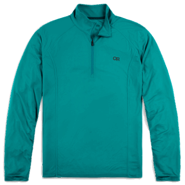 Outdoor Research Men's Echo Quarter Zip Deep Lake