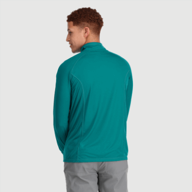 Outdoor Research Men's Echo Quarter Zip Deep Lake