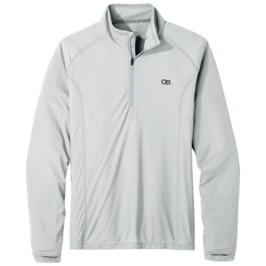 Outdoor Research Men's Echo Quarter Zip Pebble