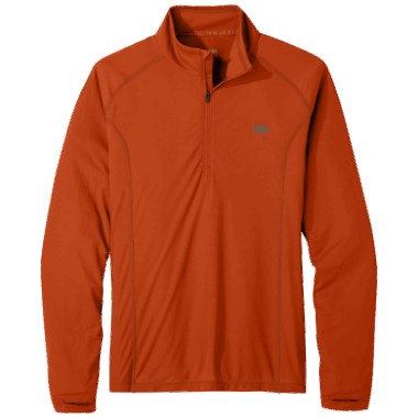 Outdoor Research Men's Echo Quarter Zip Redrock