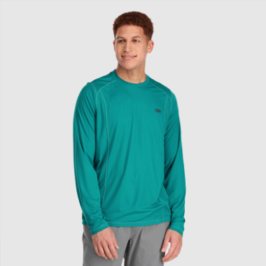 Outdoor Research Men's Echo Long Sleeve Tee Deep Lake