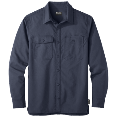 Outdoor Research Men's Chehalis L/S Work Shirt Naval Blue