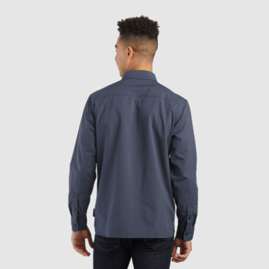 Outdoor Research Men's Chehalis L/S Work Shirt Naval Blue