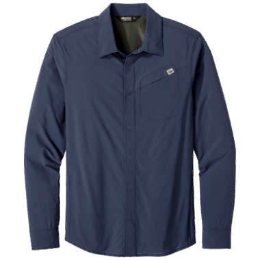 Outdoor Research Men's Astroman L/S Sun Shirt Naval Blue