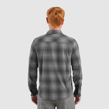 Outdoor Research Men's Astroman L/S Sun Shirt Storm Plaid