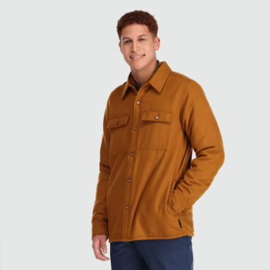 Outdoor Research Men's Feedback Shirt Jacket Saddle