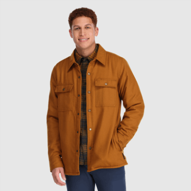 Outdoor Research Men's Feedback Shirt Jacket Saddle