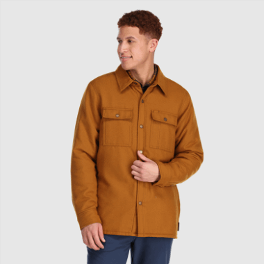 Outdoor Research Men's Feedback Shirt Jacket Saddle