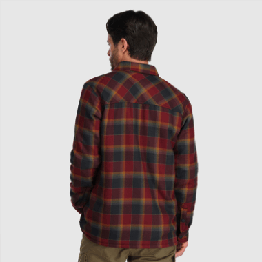 Outdoor Research Men's Feedback Shirt Jacket Kalamata Plaid