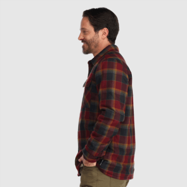 Outdoor Research Men's Feedback Shirt Jacket Kalamata Plaid