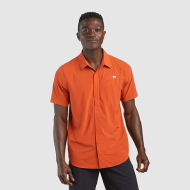 Outdoor Research Men's Astroman S/S Sun Shirt Redrock