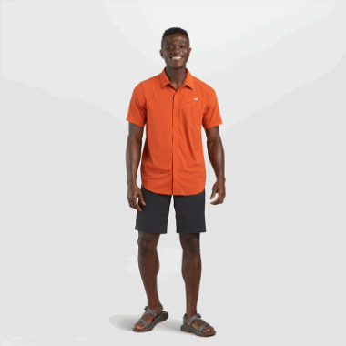 Outdoor Research Men's Astroman S/S Sun Shirt Redrock