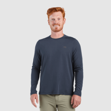 Outdoor Research Men's Activeice Spectrum Sun Long Sleeve Tee Fatigue Heather