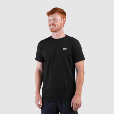 Outdoor Research Lockup Back Logo T-Shirt Black/White