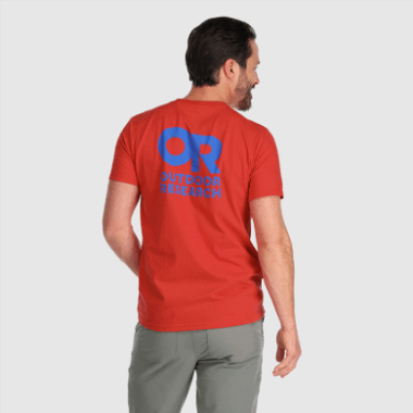 Outdoor Research Lockup Back Logo T-Shirt Cranberry