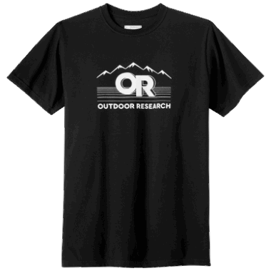 Outdoor Research Or Advocate S/S Tee Black/White