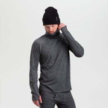 Outdoor Research Men's Alpine Onset Merino Ubertube Top Charcoal Heather