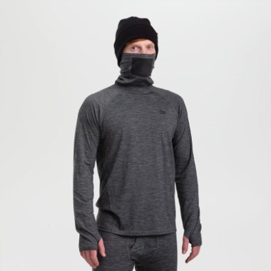 Outdoor Research Men's Alpine Onset Merino Ubertube Top Charcoal Heather
