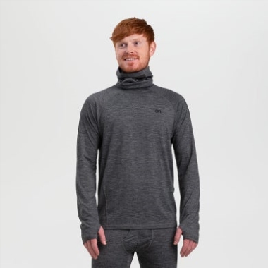 Outdoor Research Men's Alpine Onset Merino Ubertube Top Charcoal Heather