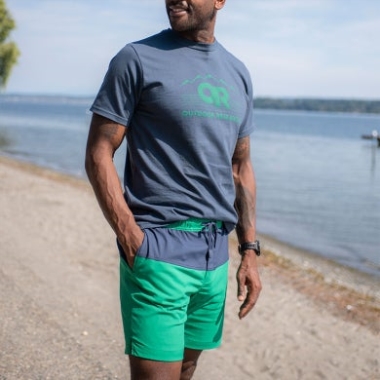 Outdoor Research Men's Zendo Multi Shorts Sprout/Naval Blue