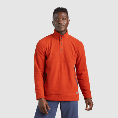 Outdoor Research Men's Trail Mix Snap Pullover Ii Redrock