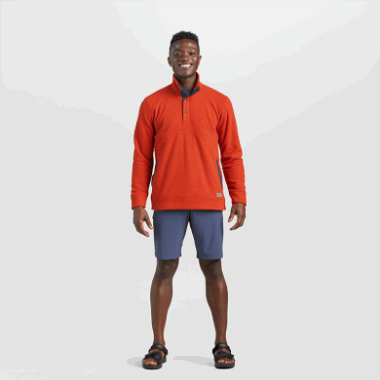 Outdoor Research Men's Trail Mix Snap Pullover Ii Redrock