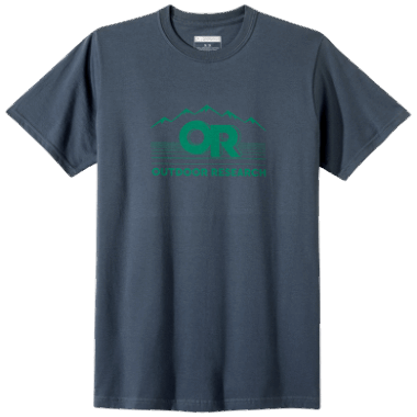 Outdoor Research Men's Or Advocate S/S Tee Naval Blue/Sprout