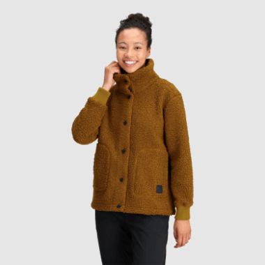 Outdoor Research Women's Juneau Sherpa Trucker Jacket Tapenade