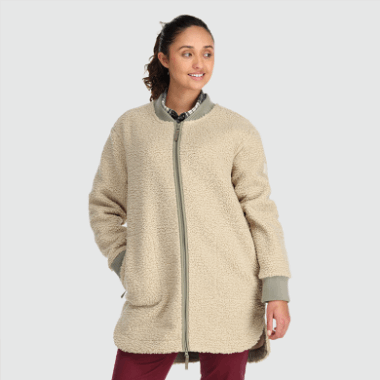 Outdoor Research Women's Juneau Sherpa Fleece Coat Fog