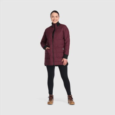Outdoor Research Women's Shadow Reversible Parka Black/Kalamata