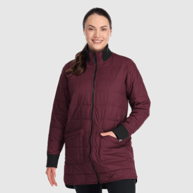 Outdoor Research Women's Shadow Reversible Parka Black/Kalamata