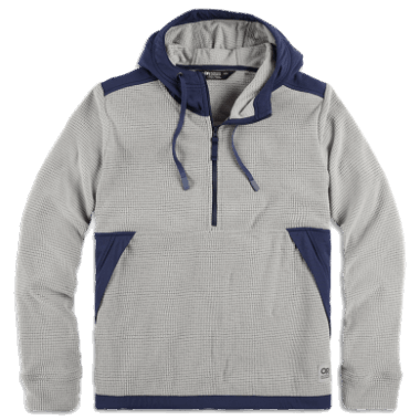 Outdoor Research Women's Trail Mix Pullover Hoodie Ash/Naval Blue