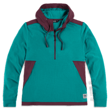 Outdoor Research Women's Trail Mix Pullover Hoodie Deep Lake/Elk